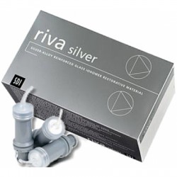 RIVA SILVER Gümüş ile Güçlendirilmiş Cam İonomer Restoratif Simanı RIVA SILVER Gümüş ile Güçlendirilmiş Cam İonomer Restoratif Simanı